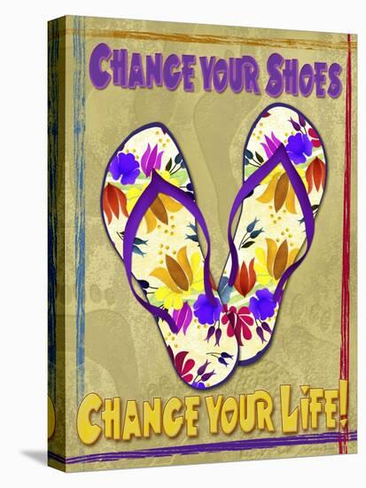 Change Your Shoes-Kate Ward Thacker-Stretched Canvas