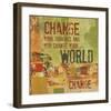 Change your Thoughts and You Change your World-Irena Orlov-Framed Art Print