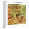 Change your Thoughts and You Change your World-Irena Orlov-Framed Art Print