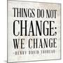 Change-null-Mounted Art Print