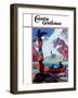 "Changing Face of the Northwest," Country Gentleman Cover, July 1, 1939-Charles Hargens-Framed Giclee Print