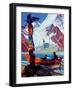 "Changing Face of the Northwest,"July 1, 1939-Charles Hargens-Framed Giclee Print