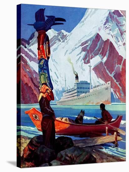"Changing Face of the Northwest,"July 1, 1939-Charles Hargens-Stretched Canvas