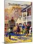 Changing Horses at the Relay House-Herbert Stitt-Mounted Giclee Print