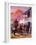 Changing Horses at the Relay House-Herbert Stitt-Framed Giclee Print