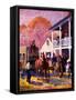 Changing Horses at the Relay House-Herbert Stitt-Framed Stretched Canvas