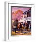 Changing Horses at the Relay House-Herbert Stitt-Framed Giclee Print