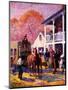 Changing Horses at the Relay House-Herbert Stitt-Mounted Giclee Print