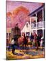 Changing Horses at the Relay House-Herbert Stitt-Mounted Giclee Print