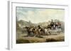 Changing Horses, from 'Fores Coaching Recollections', Engraved by John Harris-Charles Cooper Henderson-Framed Giclee Print