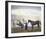 Changing Horses-Sir Alfred Munnings-Framed Premium Giclee Print