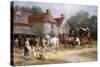 Changing Horses-Heywood Hardy-Stretched Canvas