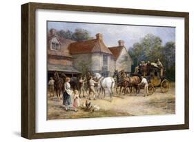 Changing Horses-Heywood Hardy-Framed Giclee Print