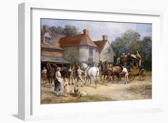 Changing Horses-Heywood Hardy-Framed Giclee Print