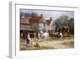 Changing Horses-Heywood Hardy-Framed Giclee Print