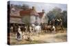Changing Horses-Heywood Hardy-Stretched Canvas