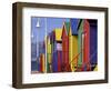 Changing Huts on St. John's Beach, Capetown, South Africa-Michele Westmorland-Framed Photographic Print