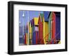 Changing Huts on St. John's Beach, Capetown, South Africa-Michele Westmorland-Framed Photographic Print