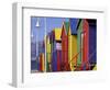 Changing Huts on St. John's Beach, Capetown, South Africa-Michele Westmorland-Framed Photographic Print