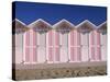 Changing Huts, Pesaro, Le Marche, Italy-Doug Pearson-Stretched Canvas