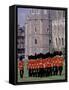 Changing of Guards, River Thames, London, Windsor, England-Nik Wheeler-Framed Stretched Canvas