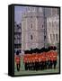 Changing of Guards, River Thames, London, Windsor, England-Nik Wheeler-Framed Stretched Canvas