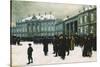 Changing of the Guard at Amalienborg Palace-Paul Fischer-Stretched Canvas