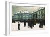 Changing of the Guard at Amalienborg Palace-Paul Fischer-Framed Premium Giclee Print