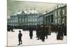 Changing of the Guard at Amalienborg Palace-Paul Fischer-Mounted Giclee Print