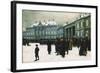 Changing of the Guard at Amalienborg Palace-Paul Fischer-Framed Giclee Print