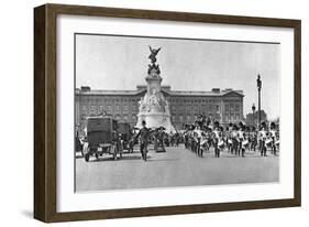 Changing of the Guard, Buckingham Palace, London, 1926-1927-McLeish-Framed Giclee Print