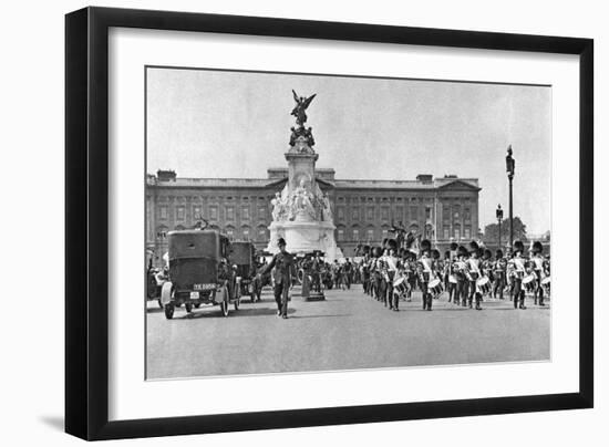 Changing of the Guard, Buckingham Palace, London, 1926-1927-McLeish-Framed Giclee Print