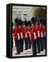 Changing of the Guard, Buckingham Palace, London, England, United Kingdom, Europe-Lee Frost-Framed Stretched Canvas