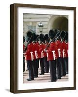 Changing of the Guard, Buckingham Palace, London, England, United Kingdom, Europe-Lee Frost-Framed Photographic Print