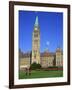 Changing of the Guard Ceremony, Government Building on Parliament Hill in Ottawa, Ontario, Canada-Simanor Eitan-Framed Photographic Print