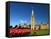 Changing of the Guard Ceremony on Canada's Parliament Hill-Rambleon-Framed Stretched Canvas