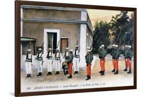 Changing of the Guard, French Foreign Legion, C1910-null-Framed Giclee Print