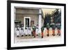 Changing of the Guard, French Foreign Legion, C1910-null-Framed Giclee Print