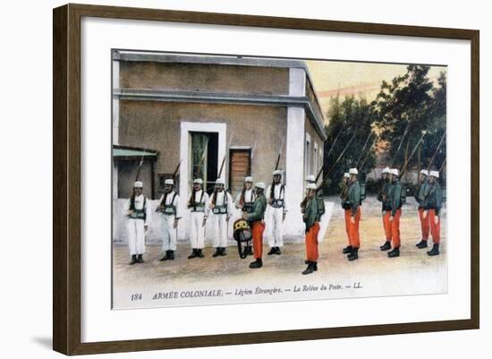 Changing of the Guard, French Foreign Legion, C1910-null-Framed Giclee Print