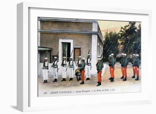 Changing of the Guard, French Foreign Legion, C1910-null-Framed Giclee Print