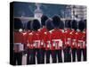 Changing of the Guards at Buckingham Palace, London, England-Stuart Westmoreland-Stretched Canvas