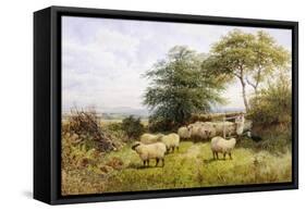 Changing Pastures-George Shalders-Framed Stretched Canvas