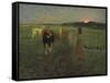 Changing Pastures-Edward Stott-Framed Stretched Canvas