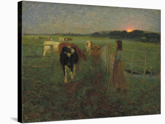 Changing Pastures-Edward Stott-Stretched Canvas