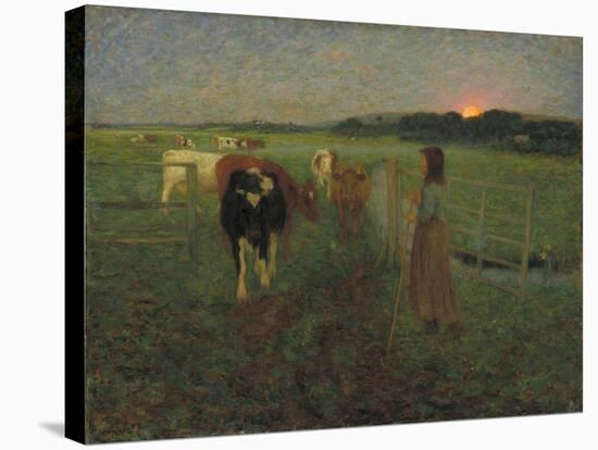 Changing Pastures-Edward Stott-Stretched Canvas