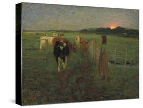 Changing Pastures-Edward Stott-Stretched Canvas