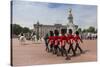 Changing the Guard at Buckingham Palace, New Guard Marching-Eleanor Scriven-Stretched Canvas