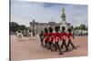 Changing the Guard at Buckingham Palace, New Guard Marching-Eleanor Scriven-Stretched Canvas