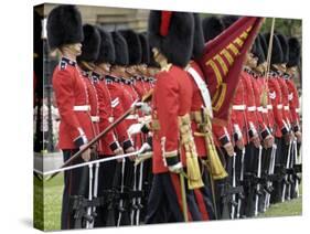 Changing the Guard Ceremony, Parliament Hill, Ottawa, Ontario, Canada, North America-De Mann Jean-Pierre-Stretched Canvas