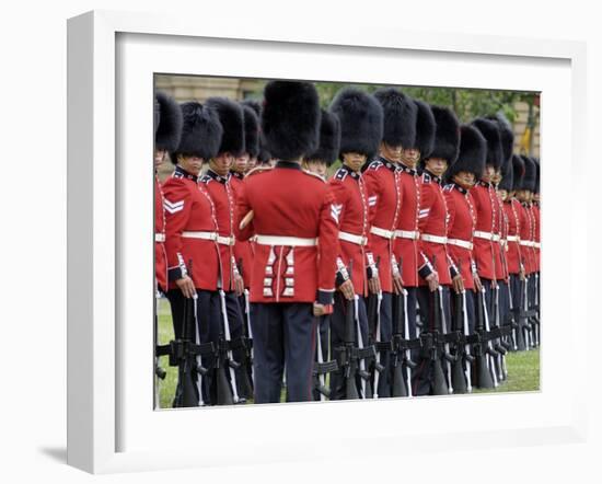 Changing the Guard Ceremony, Parliament Hill, Ottawa, Ontario, Canada, North America-De Mann Jean-Pierre-Framed Photographic Print